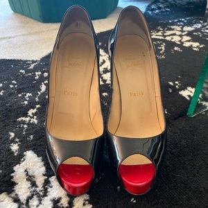 Christian Louboutin Prive Open Toe Pump